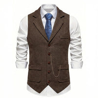 Lancaster Men's Waistcoat with Detachable Chain