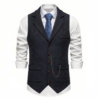 Lancaster Men's Waistcoat with Detachable Chain