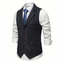 Lancaster Men's Waistcoat with Detachable Chain