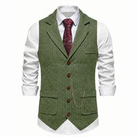 Lancaster Men's Waistcoat with Detachable Chain